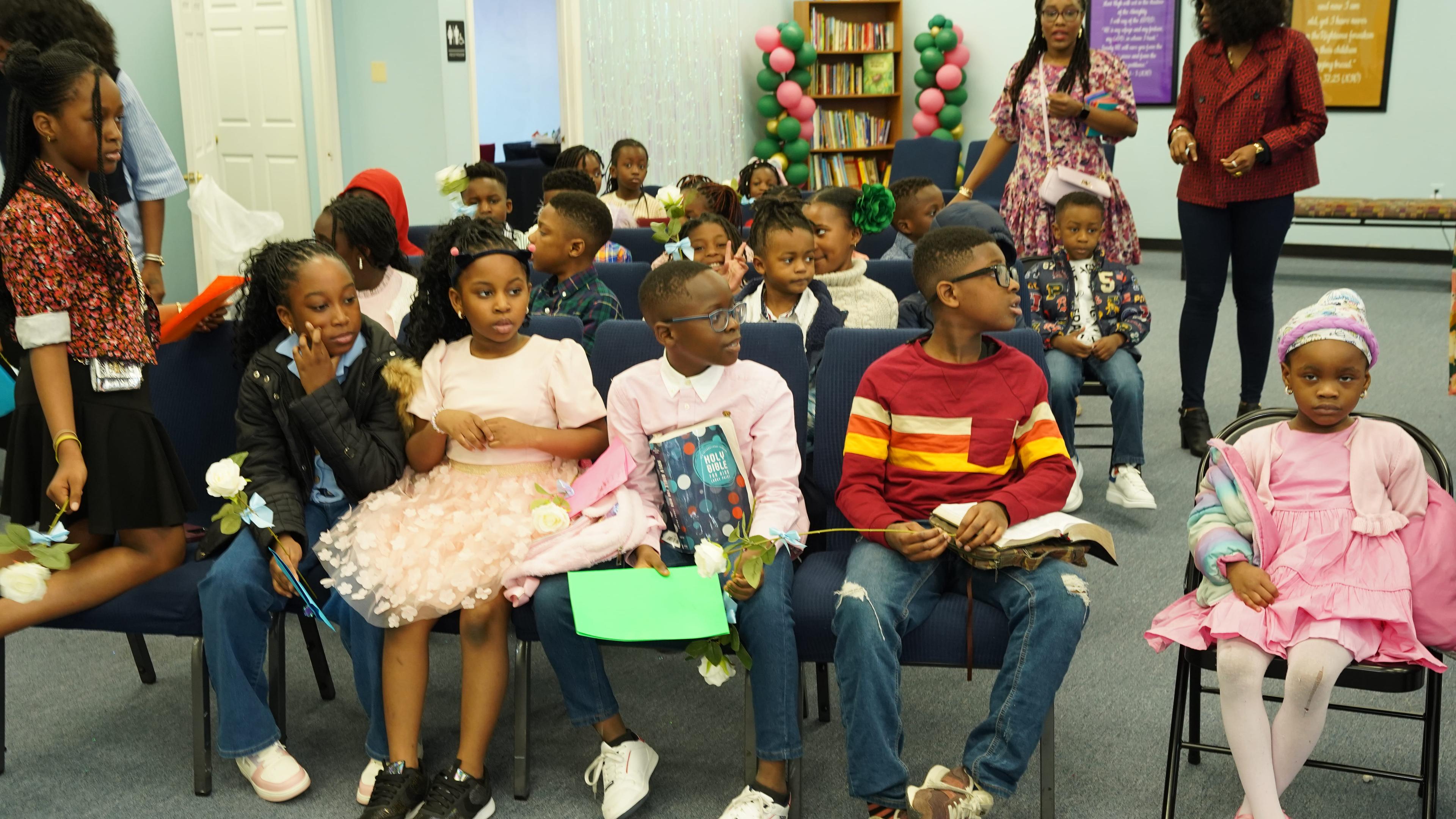 An image of children listening in Church - Global Harvest Church Maryland 3